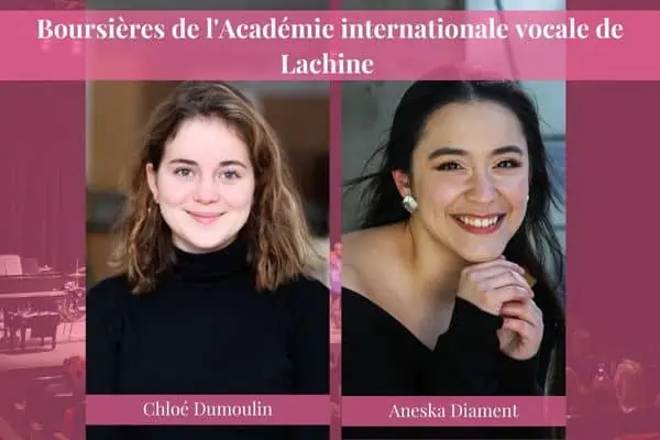 Boursières de l'Académie internationale vocale de Lachine