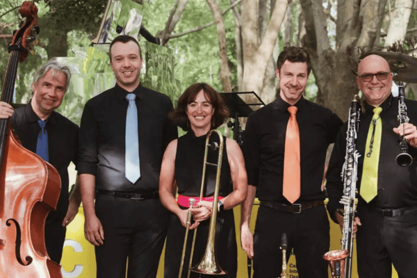 Ensemble InSpirations avec contrebasse, trombone, clarinettes