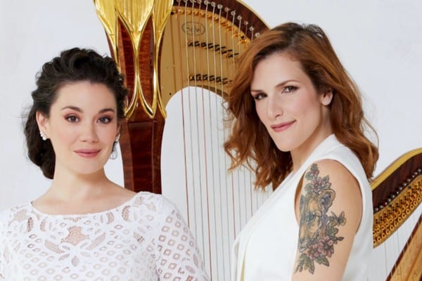 Photo de Marianne Lambert soprano et Valérie Milot, harpe
